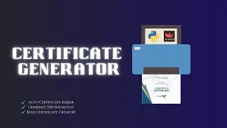 Build an Automated Certificate Generator with Python & Streamlit