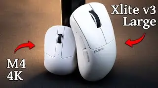 La belle et la bête. Keychron M4 4K et Pulsar XLITE V3 LARGE