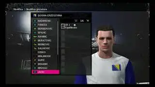 statistiche dei giocatori della bosnia erzegovina su pro evolution soccer 2010