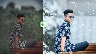 snapseed winter snowfall photo editing | snapseed photo editing | 