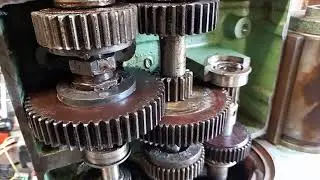 Arboga G2508 Swedish drill press gearbox disassembly