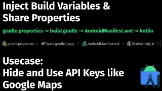 Inject Build Variables & Share Properties - gradle.properties to build to AndroidManifest to Kotlin