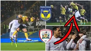 HUGE AWAY DAY 3 POINTS + TORRENTIAL WEATHER/ Oxford Vs Barnsley Vlog!