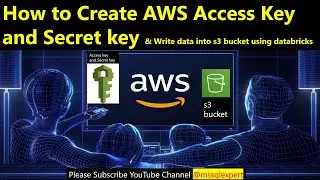 How to get access key and secret key in aws