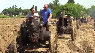 Aratura e accensioni Landini SuperLandini - Baura 2024 | Hot bulb tractors plowing & start up