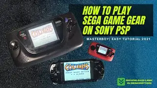 [PSP] Play SEGA GAME GEAR ROMs on Sony PSP (Playstation Portable) | Tutorial 2022 ✅
