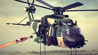 Helicopter Crashes, Military Combat & Midair Collisions | Big Mathis Besiege #2