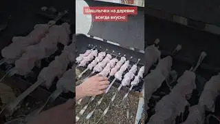 Шашлыки на деревне , всегда очень вкусно