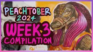 Peachtober Timelapses 🍑Art Block Fears Me 🍑Peachtober Week 3