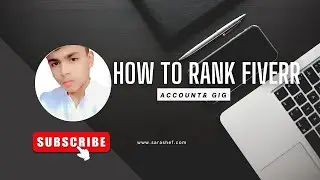 How to create a Fiveer account | how to rank fiver   r gig on first page | How to rank gig on fiverr