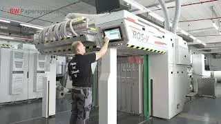 Questec RQS-V - high speed, small batch sheeter at Drewsen Spezialpapiere, Germany - sheeter details
