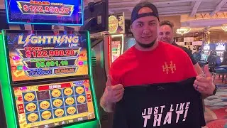 $250/SPIN D Lucky Jackpot Experience in Las Vegas #jackpot #casino #vegas #gambling #slotmachine
