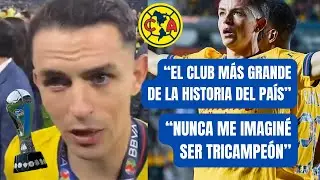 🦅ENTREVISTA con ÁLVARO FIDALGO tras el TRICAMPEONATO del AMÉRICA en la LIGA MX 🦅🔵🟡