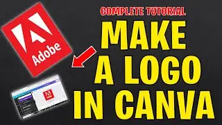 Adobe logo in Canva - How to Make Logo in Canva? Canva Logo Design Tutorial for Beginners