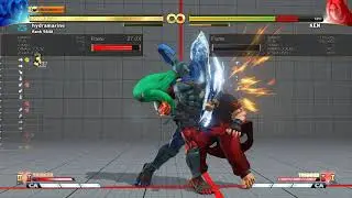 Street Fighter V Gill V-Trigger 1 Setup (Back Recovery)