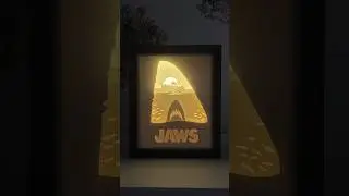 Jaws DIY Paper Cut Light Box 