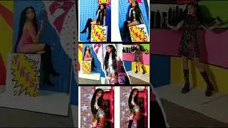 Pop-art photoshoot, comic book inspired photo set behind the scenes, photographer Todd Youngblood