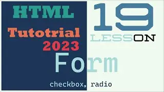HTML Tutorial #19 - Checkbox, Radio - HTML Form