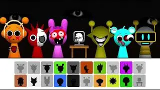 INCREDIBOX SPRUNKI 3D CREATIVE MODS!!!