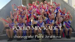 ELITÉ OSTRAVA - Pódio mix kadet, II.VICEWORLD CHAMPIONS 2024