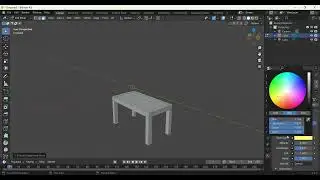Blender Practice - 3D Table Creating