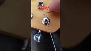 The Kink Guitar Restring Technique #guitar #guitarist #beginners