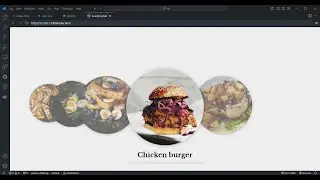 Designing Food Slider | HTML CSS JS Tutorial