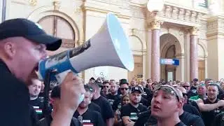 2022.07.27. Slovan - FTC indulás a Keletiből