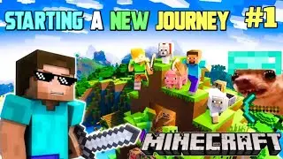 Minecraft Survival Series - Starting From Scratch in a New World Part 1