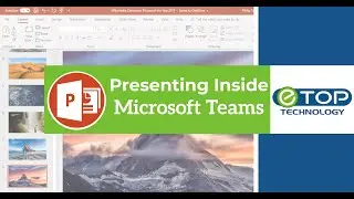 Presenting a Powerpoint inside MS Teams ☑️How to share your Presentation from the Home Office
