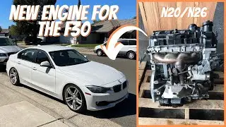 THE F30 HAS A BLOWN ENGINE...