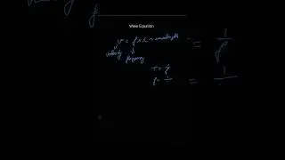 Wave equation. #physics #waveequation