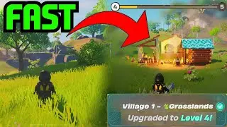 The FASTEST WAY to a LEVEL 4 VILLAGE in Lego Fortnite