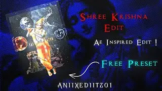 Shree Krishna Badass Edit | Ae Inspired Preset | Alight Motion Edit | Free Preset 🗿🧡🚩