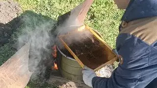 Перетопка воска. Начало
