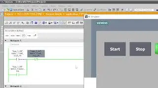 Siemens PLC & HMI Programming In TIA V17- - Start And Stop Motor From HMI