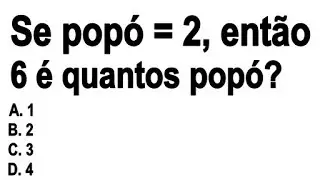 Desáfio matemático do popó e ai consegue resolver?