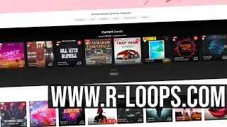 r-loops.com website tour | Introduce to sample packs marketplace!