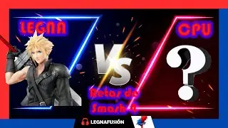 Super Smash Bros Wii U practicando contra el cpu