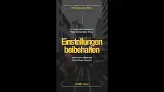 Einstellungen beibehalten: Die kreative Steuerung beim iPhone ist super.