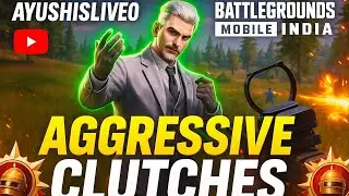 Dominating AGGRESSIVE Squad  / solo vs squad agreesive clutches / BGMI