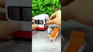 Car toy JCB - Fire truck, Crane, Dump Truck to rescue and assemble mini Tractor - Toy for kids