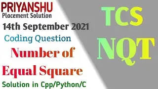 TCS NQT Coding Question 14th Sep 2021 Slot-1 | TCS NQT Programming Questions