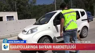 KARAYOLLARINDA BAYRAM HAREKETLİLİĞİ