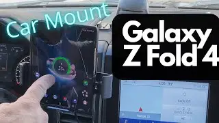 Galaxy Z Fold 4 Wireless Charger Car Mount - Auto Clamping