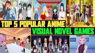 Top 5 Popular Anime Visual Novel Games EzrCaGaminG | Anime Visual Novel | Part-2