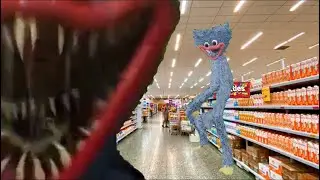 Huggy Wuggy Scary Skittles meme