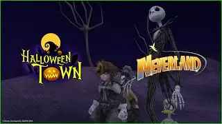KINGDOM HEARTS 1.5 FINAL MIX - HALLOWEENTOWN + NEVERLAND LETS GO!