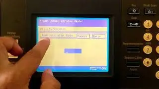 Konica Minolta BH282 Changing IP Address and Subnet Mask