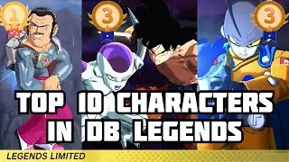 TOP 10 BEST CHARACTERS IN THE GAME | JUNE 2023 | ( DRAGON BALL LEGENDS )